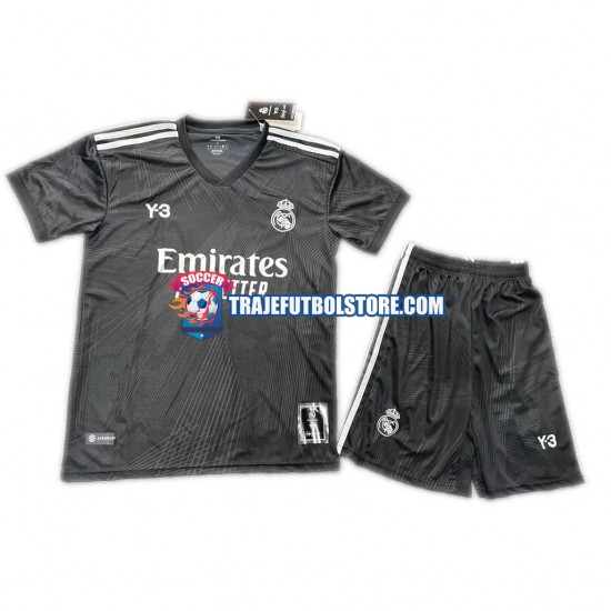 Camiseta 4ª Real Madrid Y-3 Niño 2021-2022 Manga Corta