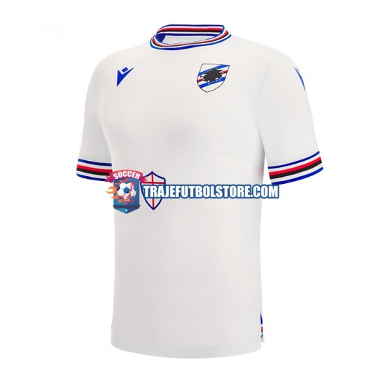 Camiseta 2ª Sampdoria Hombre 2022-2023 Manga Corta