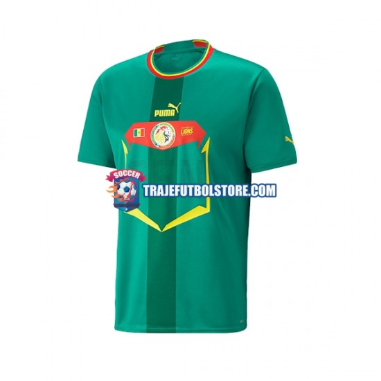 Camiseta 2ª Senegal Hombre Copa Mundial 2022 Manga Corta