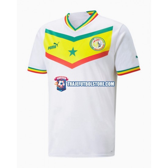 Camiseta 1ª Senegal Hombre Copa Mundial 2022 Manga Corta