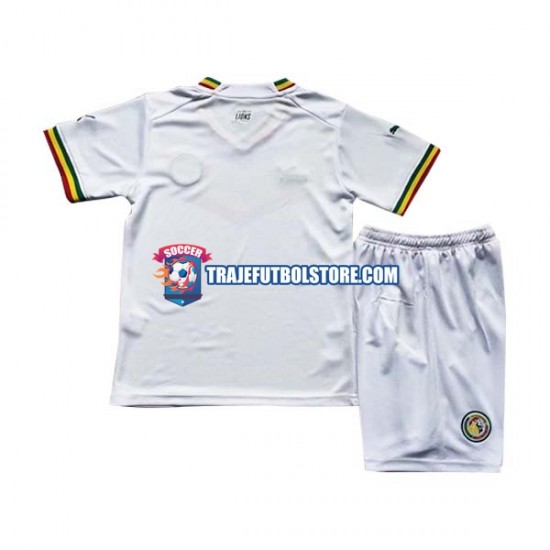 Camiseta 1ª Senegal Niño Copa Mundial 2022 Manga Corta
