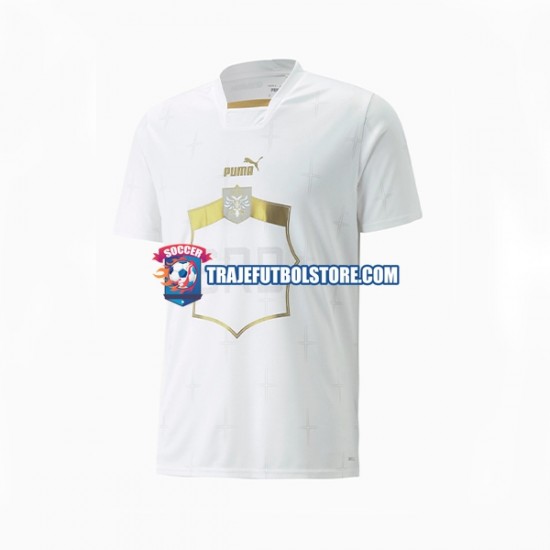 Camiseta 2ª Serbia Hombre Copa Mundial 2022 Manga Corta