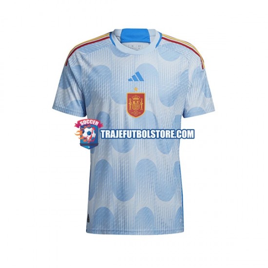 Camiseta 2ª España Hombre Copa Mundial 2022 Manga Corta