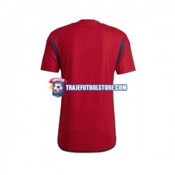 Camiseta 1ª España Hombre Copa Mundial 2022 Manga Corta