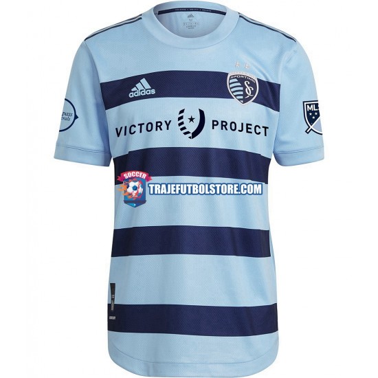 Camiseta 1ª Sporting Kansas City Hombre 2022 Manga Corta