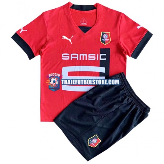 Camiseta 1ª Stade Rennais Niño 2022-2023 Manga Corta