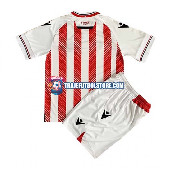 Camiseta 1ª Stoke City Niño 2022-2023 Manga Corta