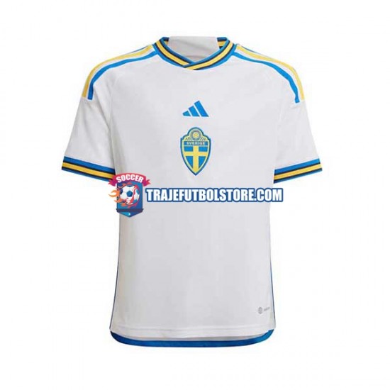 Camiseta 2ª Suecia Hombre 2022 Manga Corta