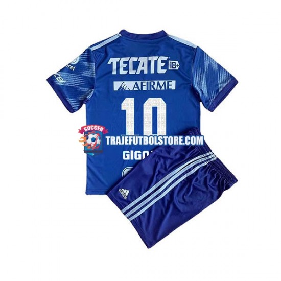 Camiseta 2ª Tigres UANL Andre-Pierre Gignac 10 Niño 2022-2023 Manga Corta
