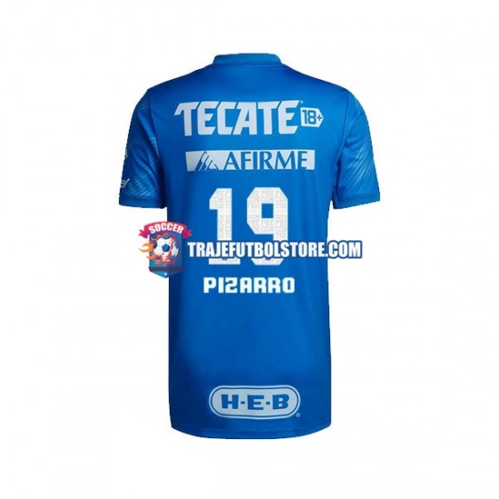 Camiseta 2ª Tigres UANL Guido Pizarro 19 Hombre 2022-2023 Manga Corta