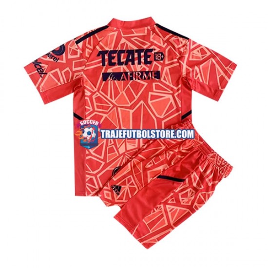 Camiseta 2ª Tigres UANL Portero Niño 2022-2023 Manga Corta