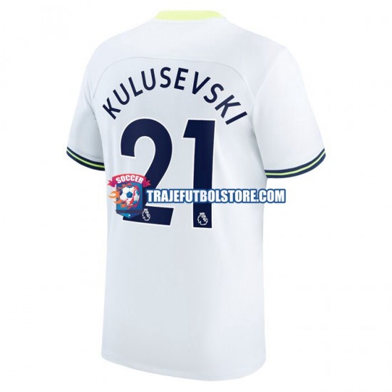 Camiseta 1ª Tottenham Hotspur Dejan Kulusevski 21 Hombre 2022-2023 Manga Corta