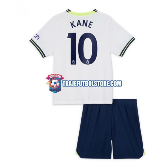 Camiseta 1ª Tottenham Hotspur Harry Kane 10 Niño 2022-2023 Manga Corta
