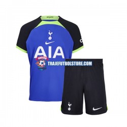 Camiseta 2ª Tottenham Hotspur Niño 2022-2023 Manga Corta