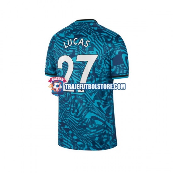 Camiseta 3ª Tottenham Hotspur Lucas 27 Hombre 2022-2023 Manga Corta