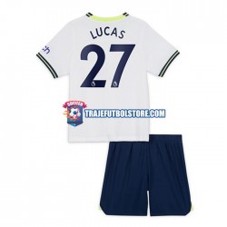 Camiseta 1ª Tottenham Hotspur Lucas Moura 27 Niño 2022-2023 Manga Corta