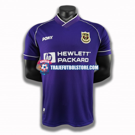 Camiseta 2ª Tottenham Hotspur Retro Hombre 1998 Manga Corta