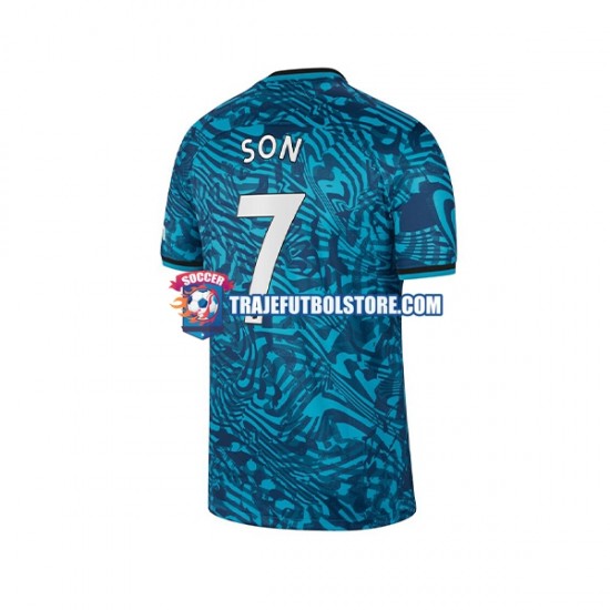 Camiseta 3ª Tottenham Hotspur Son Heung-min 7 Hombre 2022-2023 Manga Corta