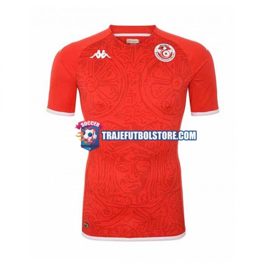 Camiseta 1ª Túnez Hombre Copa Mundial 2022 Manga Corta