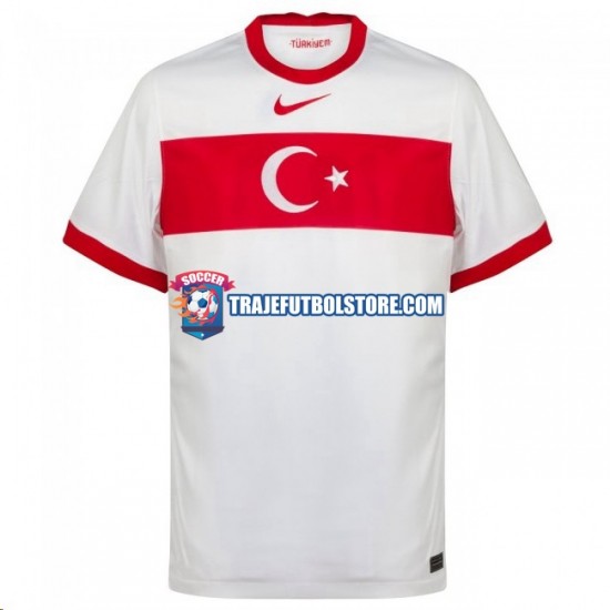 Camiseta 1ª Turquía Euro 2020 Hombre Manga Corta