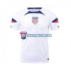 Camiseta 1ª Estados Unidos Hombre Copa Mundial 2022 Manga Corta