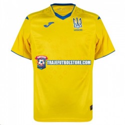 Camiseta 1ª Ucrania 2020-2021 Hombre Manga Corta