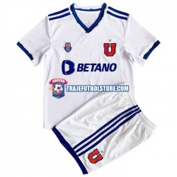 Camiseta 2ª Universidad de Chile Niño 2022 Manga Corta