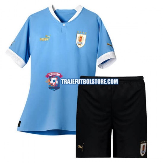 Camiseta 1ª Uruguay Niño 2022 Manga Corta