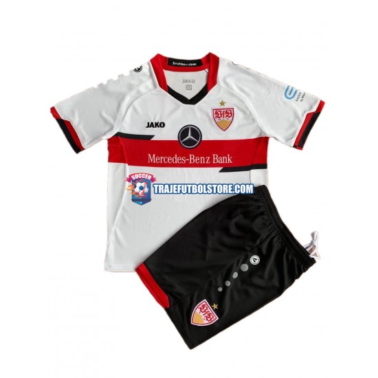 Camiseta 1ª VfB Stuttgart Niño 2021-2022 Manga Corta