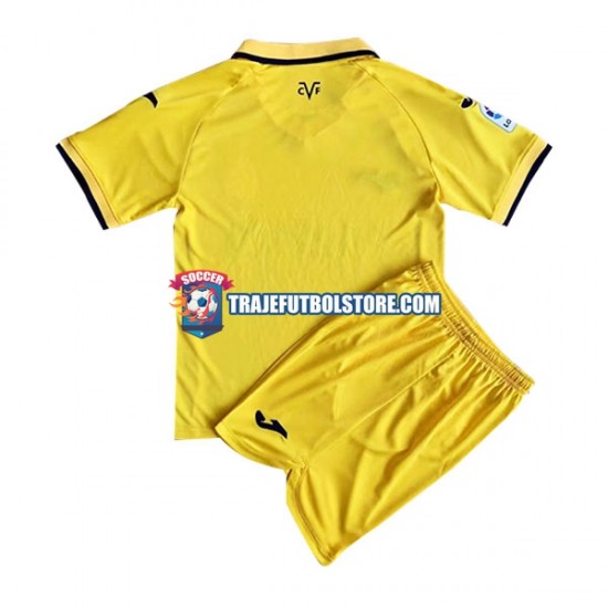 Camiseta 1ª Villarreal CF Niño 2022-2023 Manga Corta