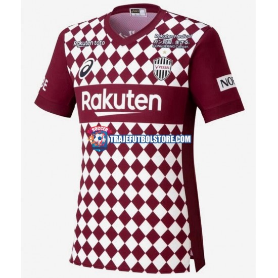 Camiseta 1ª Vissel Kobe Hombre 2021-2022 Manga Corta