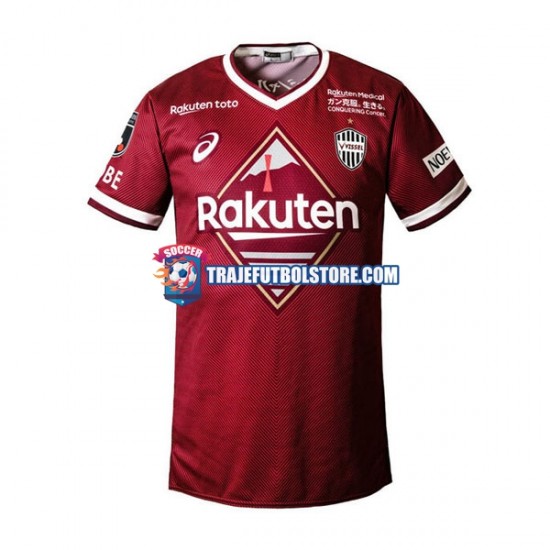 Camiseta 1ª Vissel Kobe Hombre 2022 Manga Corta