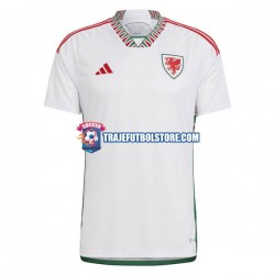 Camiseta 2ª Gales Hombre Copa Mundial 2022 Manga Corta