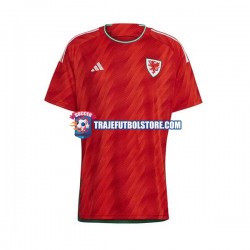 Camiseta 1ª Gales Hombre Copa Mundial 2022 Manga Corta