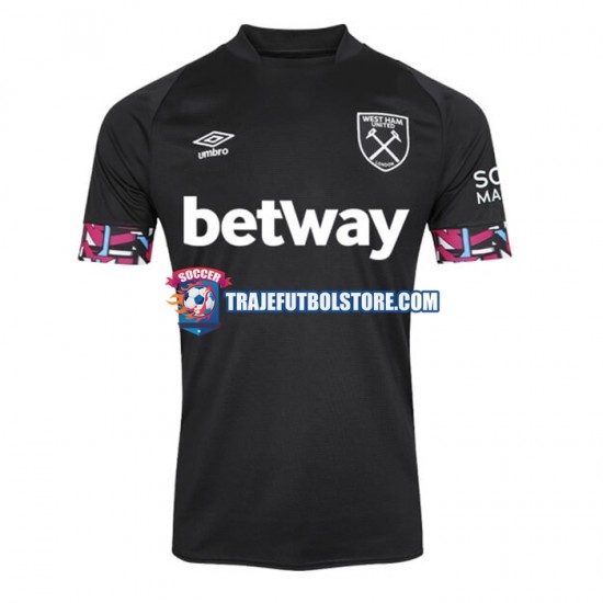 Camiseta 2ª West Ham United Hombre 2022-2023 Manga Corta