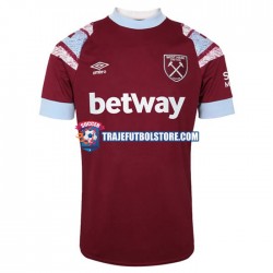 Camiseta 1ª West Ham United Hombre 2022-2023 Manga Corta
