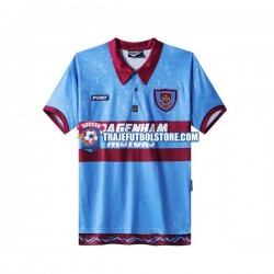 Camiseta 1ª West Ham United Retro Hombre 1995-1996 Manga Corta