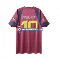 Camiseta 2ª West Ham United Iron Maiden Retro Hombre 2010 Manga Corta