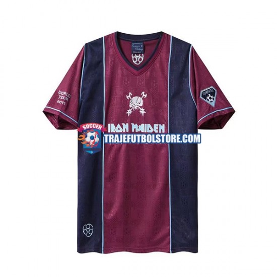 Camiseta 2ª West Ham United Iron Maiden Retro Hombre 2011 Manga Corta
