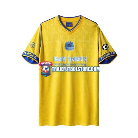 Camiseta 1ª West Ham United Iron Maiden Retro Hombre 2008 Manga Corta