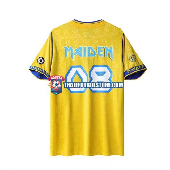 Camiseta 1ª West Ham United Iron Maiden Retro Hombre 2008 Manga Corta