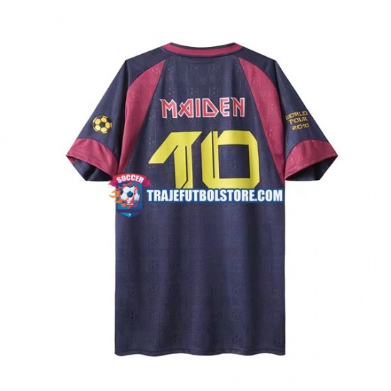 Camiseta 1ª West Ham United Iron Maiden Retro Hombre 2010 Manga Corta
