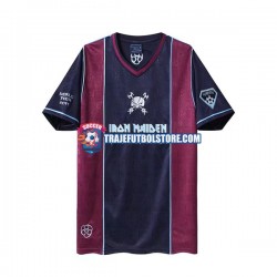 Camiseta 1ª West Ham United Iron Maiden Retro Hombre 2011 Manga Corta