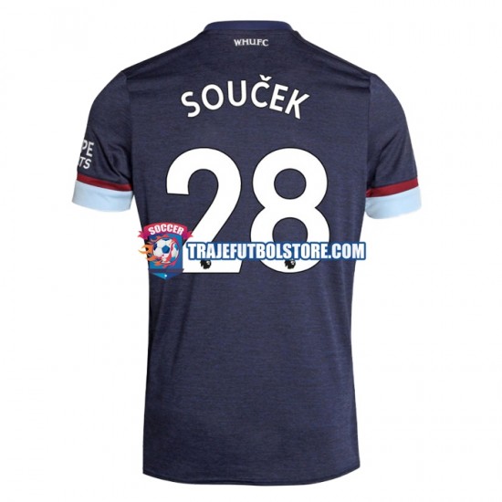 Camiseta 3ª Tomas Soucek 28 Hombre Manga Corta 2021-2022 West Ham United
