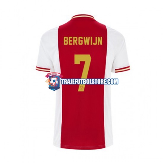 Camiseta 1ª AFC Ajax Steven Bergwijn 7 Hombre 2022-2023 Manga Corta