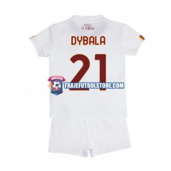 Camiseta 2ª AS Roma Paulo Dybala 21 Niño 2022-2023 Manga Corta