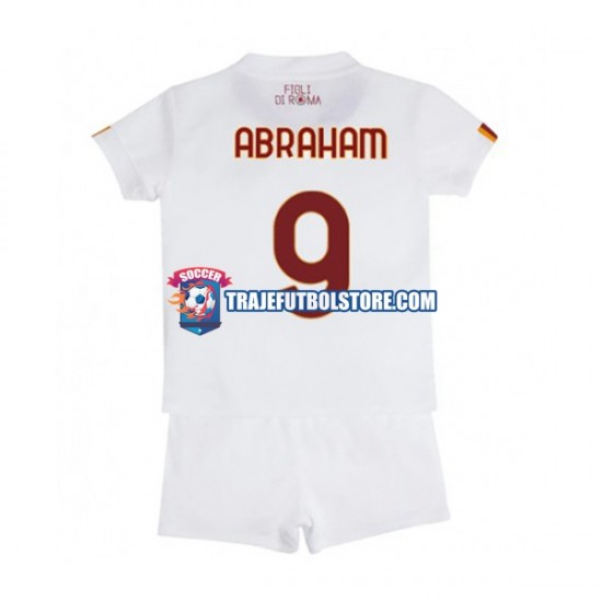 Camiseta 2ª AS Roma Tammy Abraham 9 Niño 2022-2023 Manga Corta