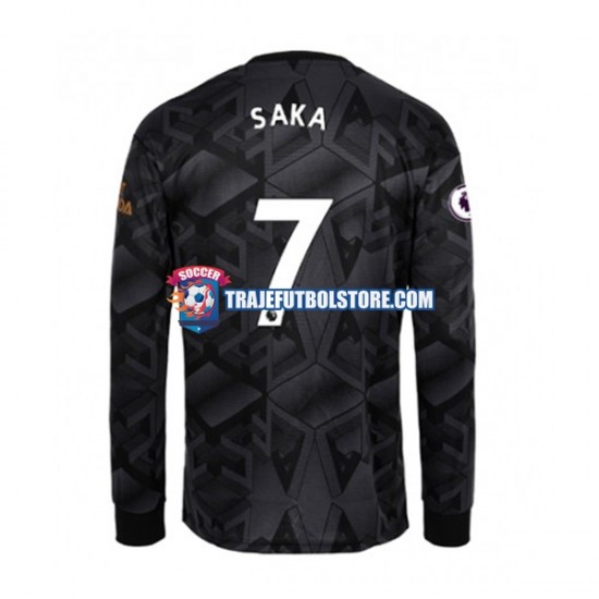 Camiseta 2ª Arsenal Bukayo Saka 7 Hombre 2022-2023 ML