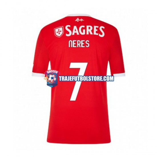 Camiseta 1ª Benfica David Neres 7 Hombre 2022-2023 Manga Corta