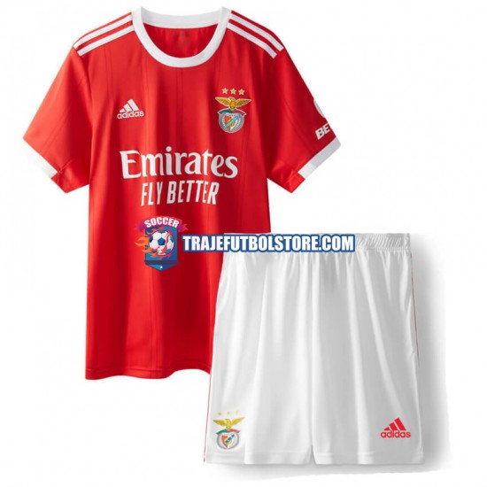 Camiseta 1ª Benfica Niño 2022-2023 Manga Corta